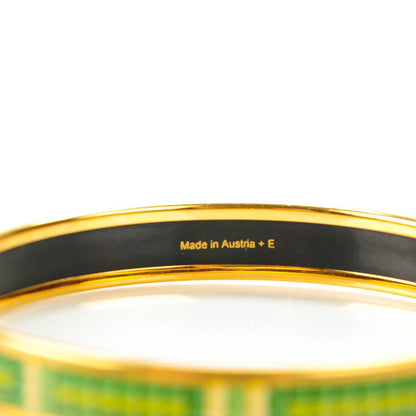 Hermes Enamel Printed Narrow Bracelet 65 5 of 5