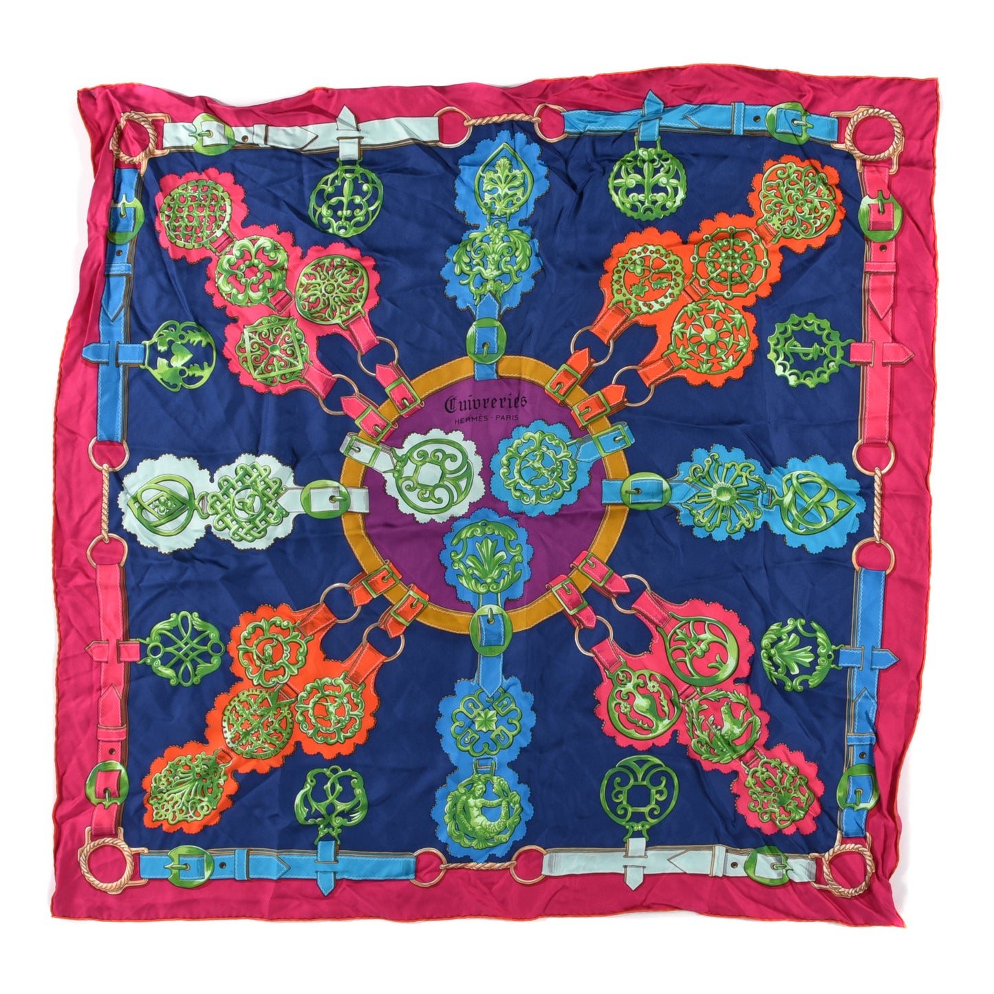 Silk Cuiveeries Scarf 90