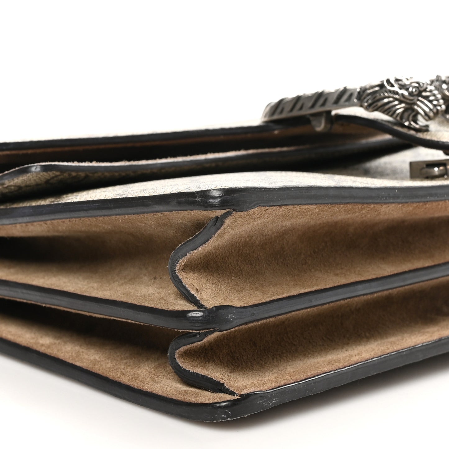 GG Supreme Monogram Small Dionysus Shoulder Bag Taupe