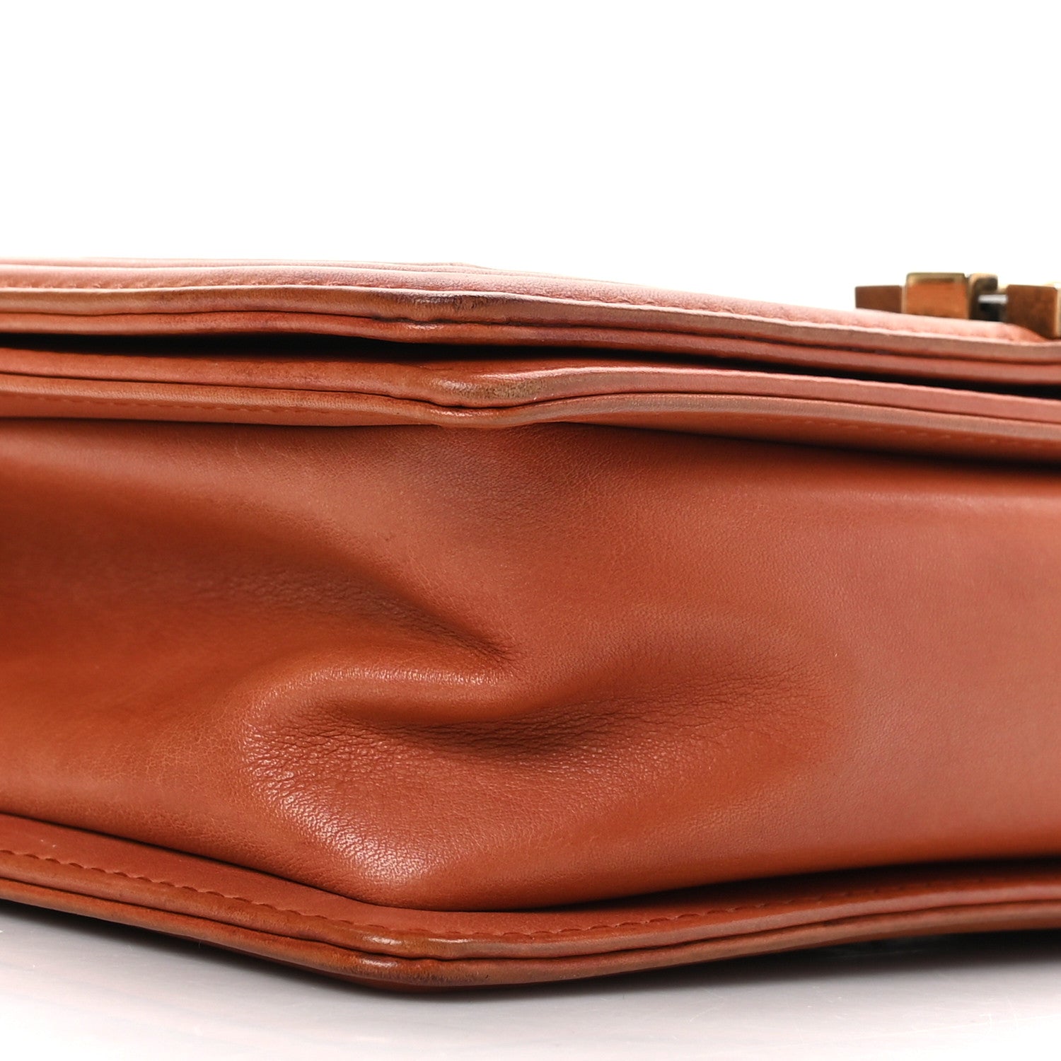 Chanel Calfskin Medium Boy Flap Brown 8 of 9