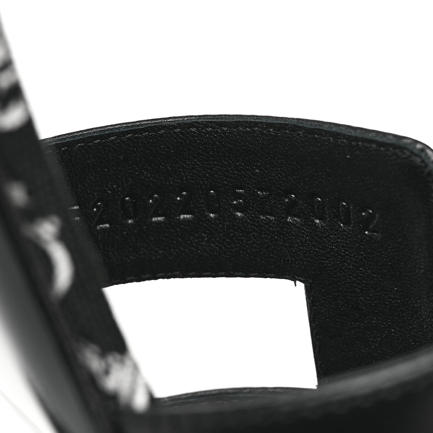 Hermes Calfskin Oasis Sandals 38.5 Black 8 of 9