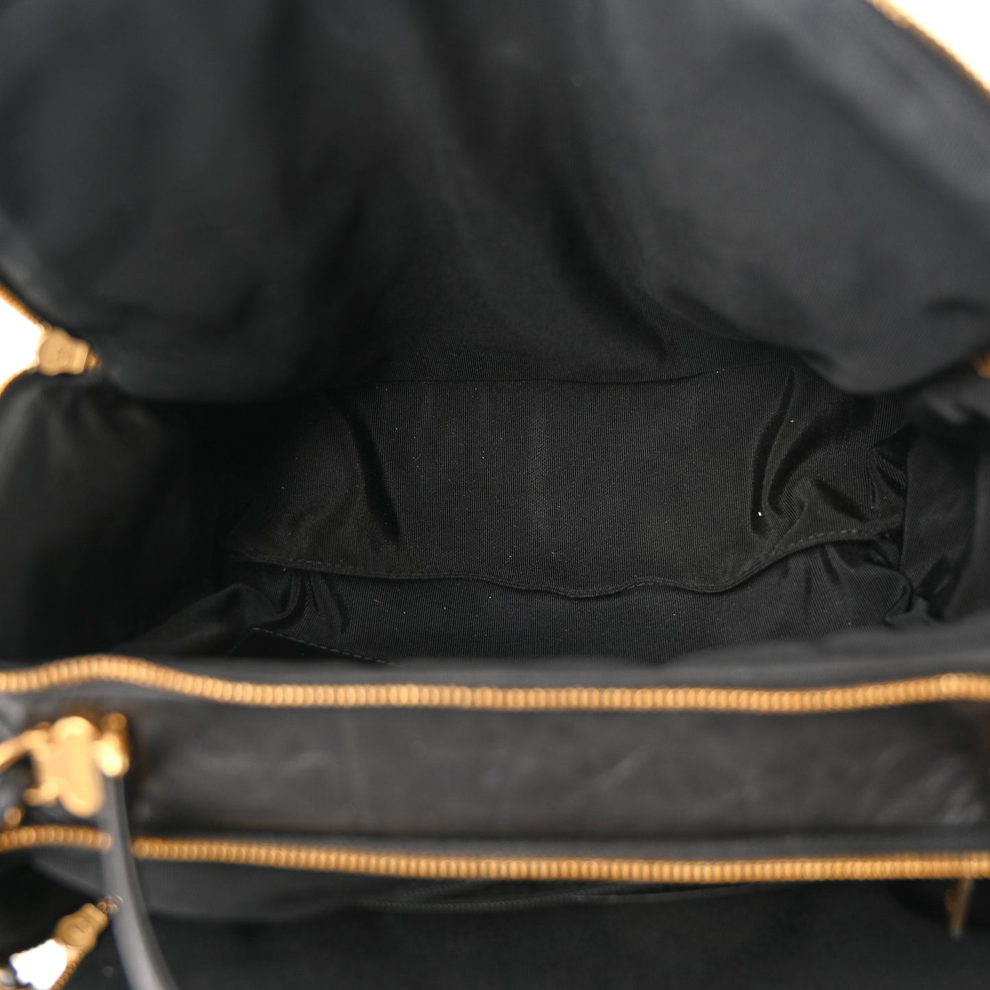 Aged Calfskin Quilted Retro Spirit Small Bowling Bag Black
