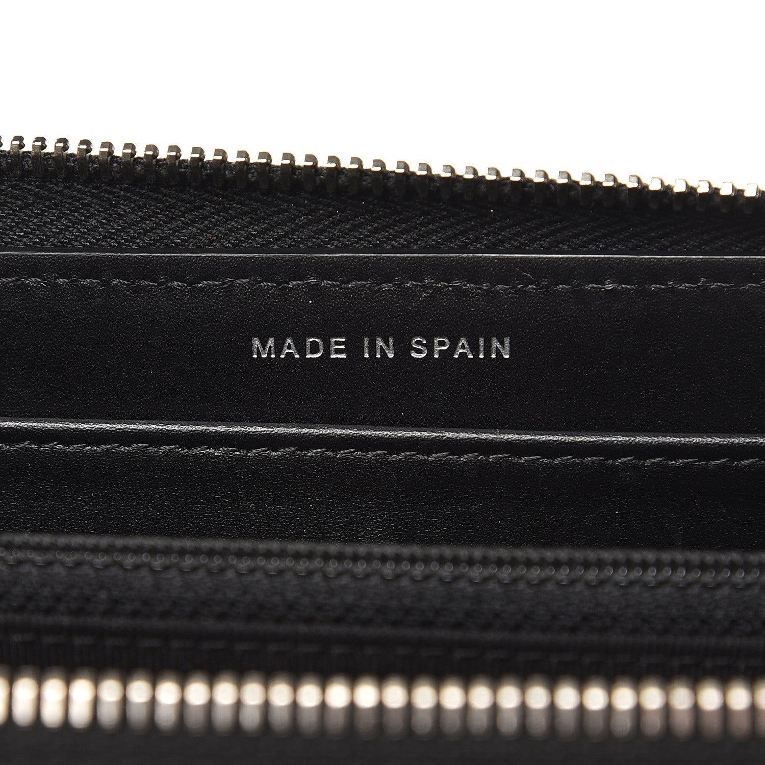 Chanel Caviar Quilted Large Gusset Zip Around Wallet Black 7 of 8