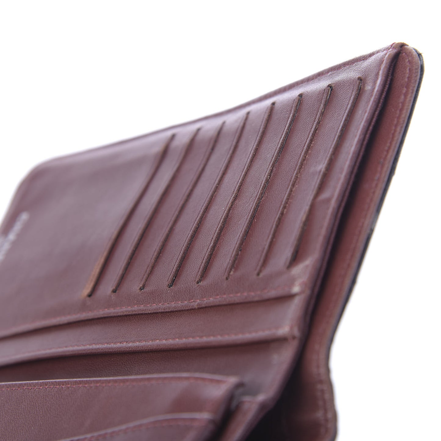 Lambskin Quilted Yen Wallet Black