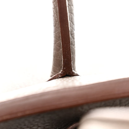 Hermes Taurillon Clemence Lizard Club Birkin 35 Etain Graphite 13 of 15