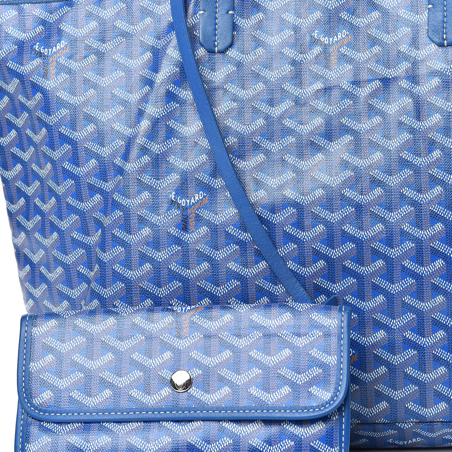 Goyard Goyardine Saint Louis PM Sky Blue 14 of 18