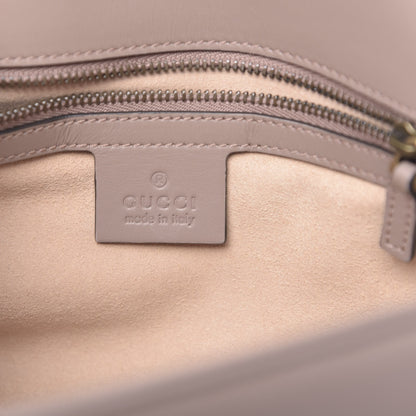 Gucci Calfskin Matelasse Small GG Marmont Shoulder Bag Porcelain Rose 6 of 10