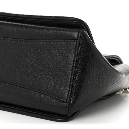 Jimmy Choo Soft Vintage Goatskin Helia Top Handle Bag Black 9 of 9