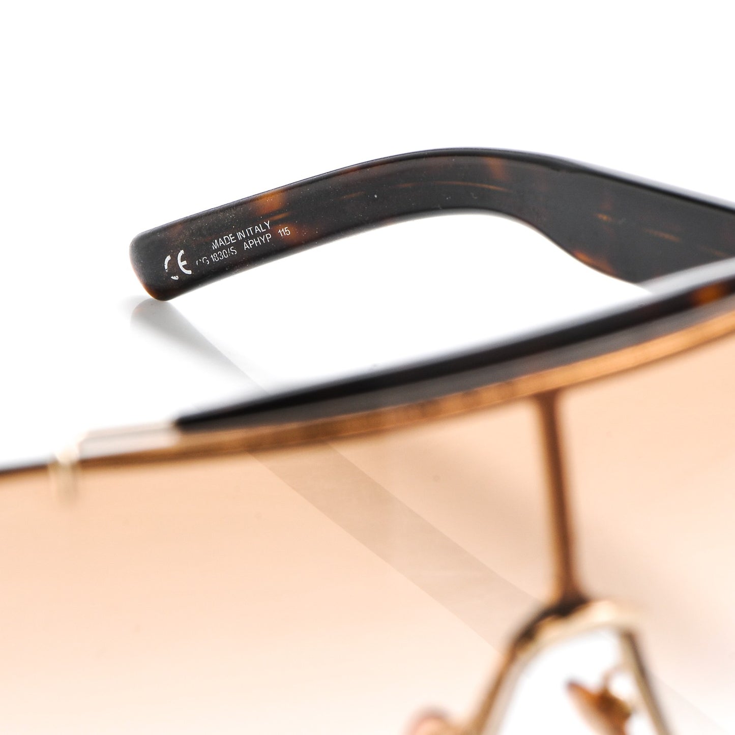 Aviator Shield Sunglasses 1830/S Brown