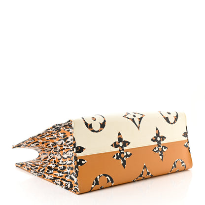 Louis Vuitton Monogram Giant Jungle Onthego GM Ivory 4 of 11