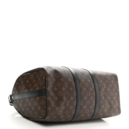 Louis Vuitton Monogram Macassar Keepall Bandouliere 45 4 of 9