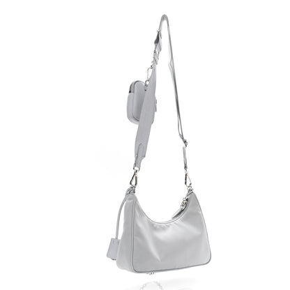 Prada Re-Nylon Saffiano Re-Edition 2005 Shoulder Bag Fiordaliso 2 of 12