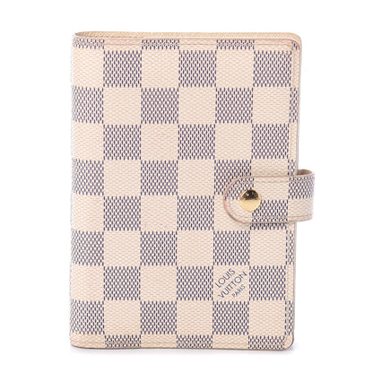 Louis Vuitton Damier Azur Small Ring Agenda Cover 1 of 5