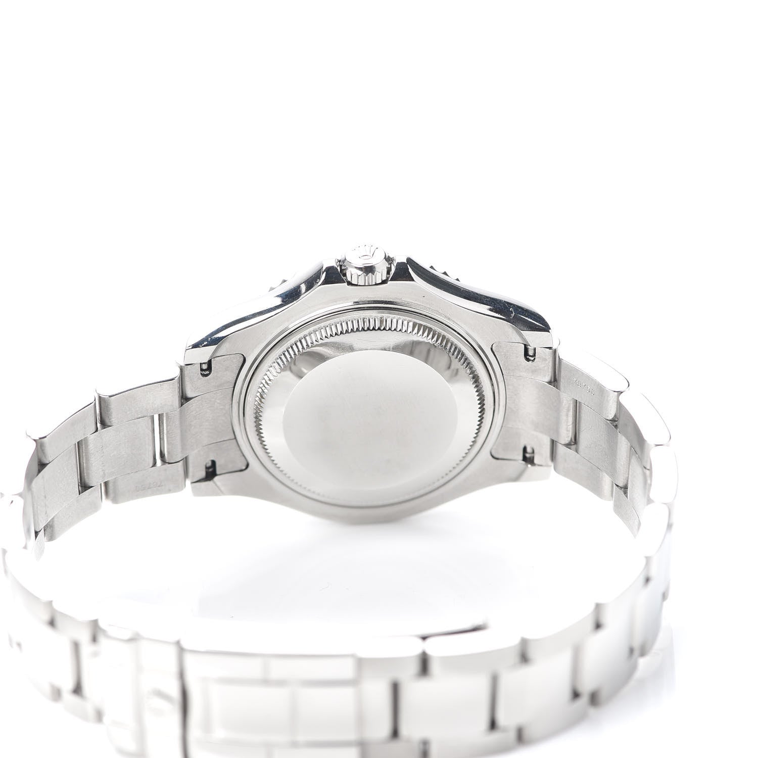 Rolex Stainless Steel Platinum 35mm Yacht-Master Watch Silver 168622 4 of 6