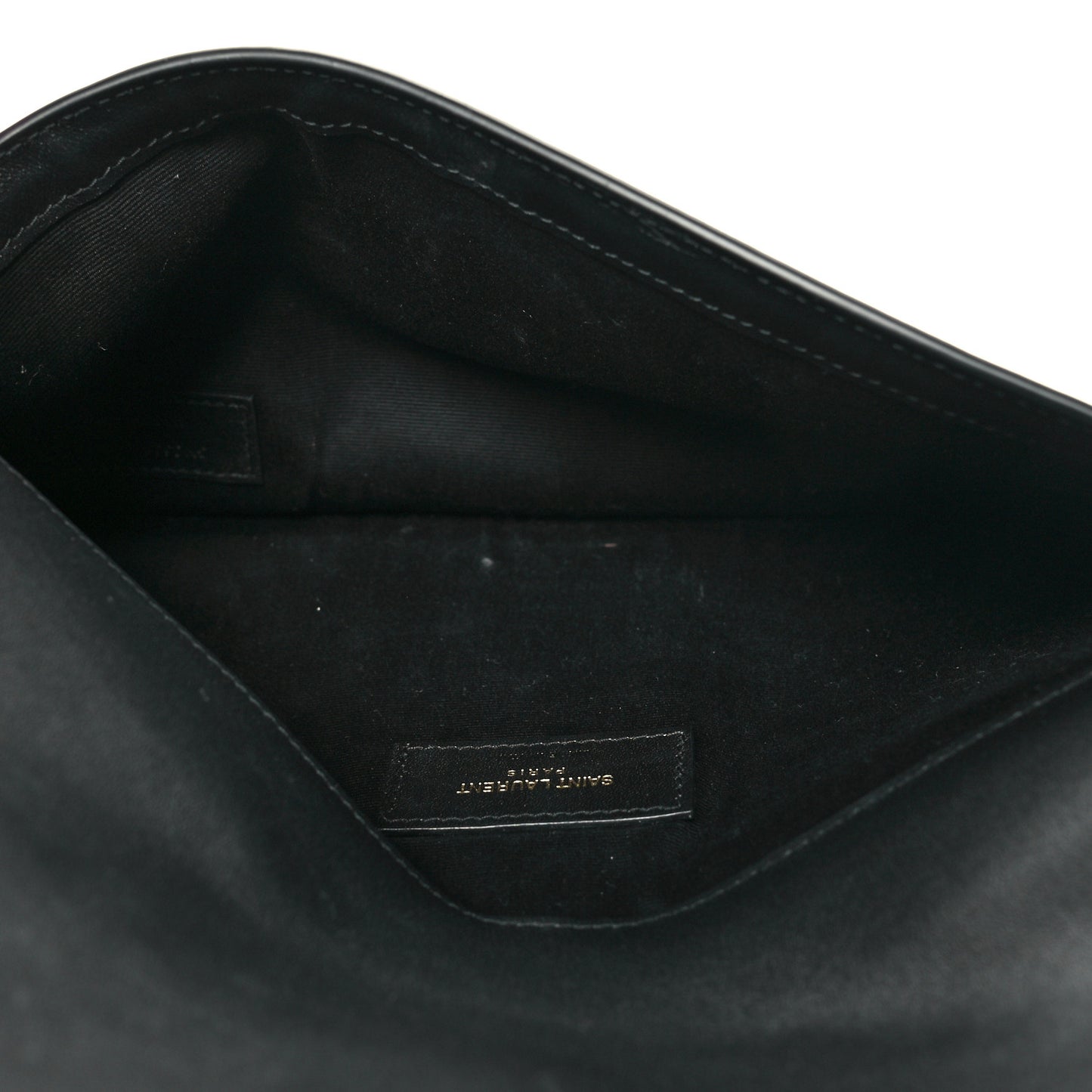 Canvas Striped Uptown Pouch Beige Black
