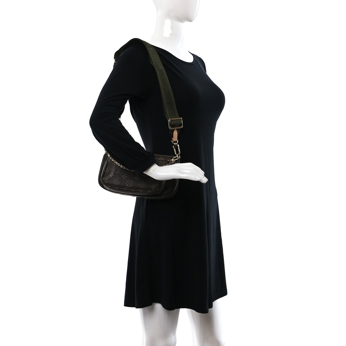 Monogram Multi Pochette Accessories Kaki