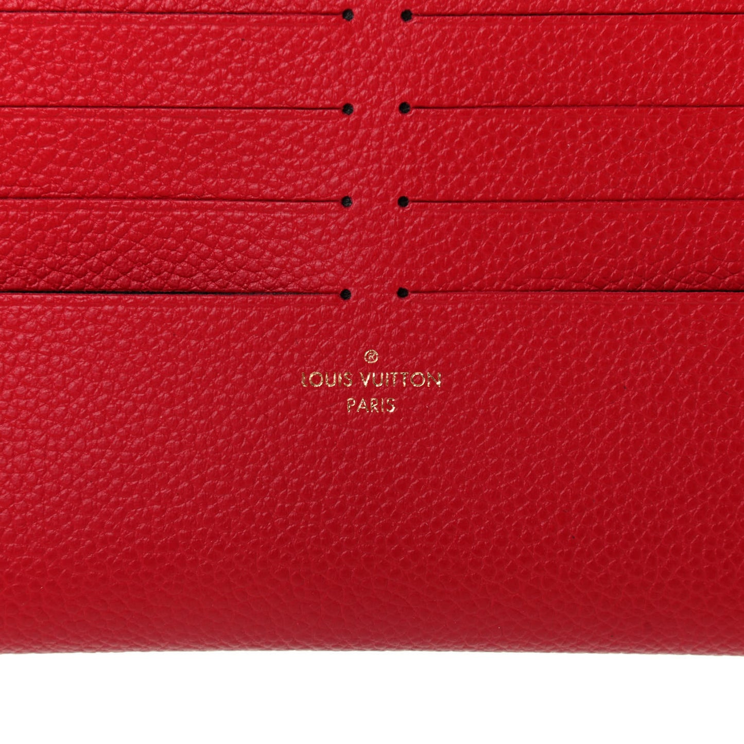 Calfskin Felicie Card Holder Insert Cherry