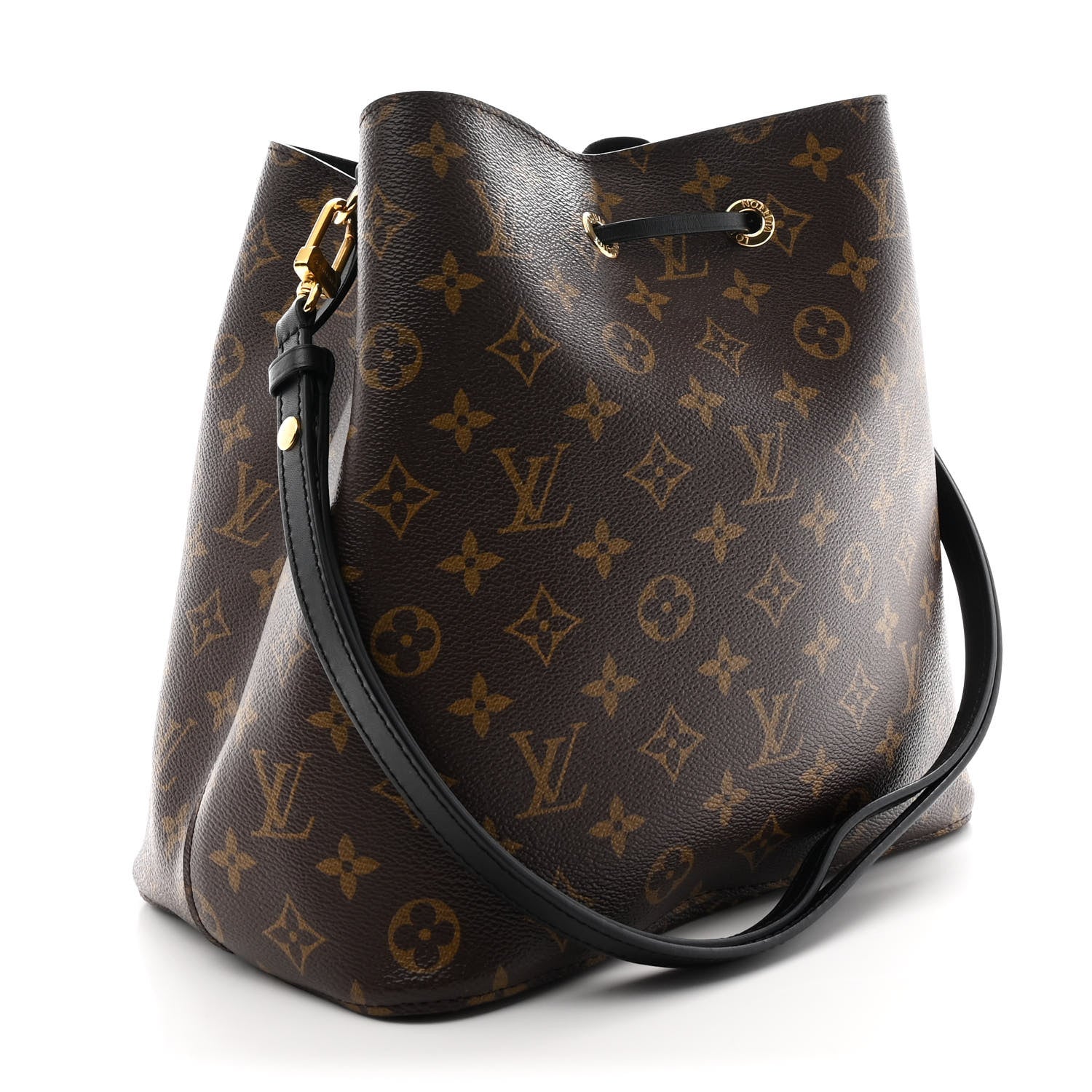 Louis Vuitton Monogram Neonoe MM Black 3 of 10