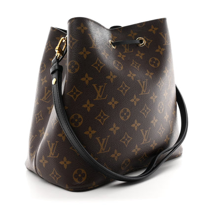 Louis Vuitton Monogram Neonoe MM Black 3 of 10
