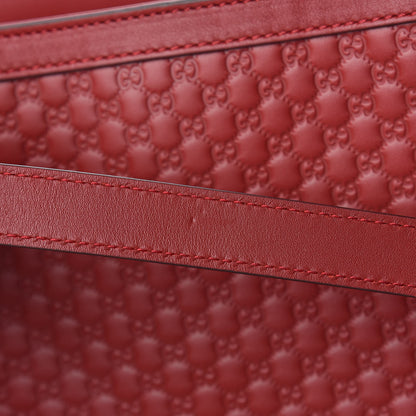 Gucci Soft Microguccissima Large Tote Red 11 of 11