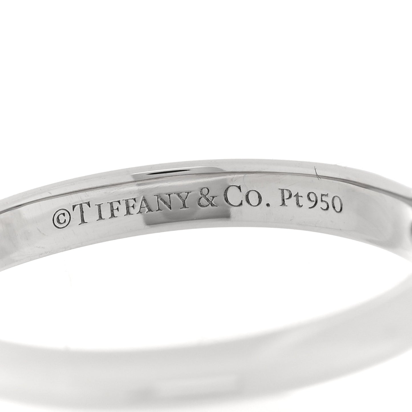 Platinum Diamond .52ct Princess Cut Engagement Ring 49 5