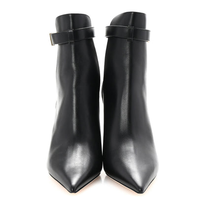 Jimmy Choo Calfskin Nell 85 Ankle Boots 38 Black 3 of 9