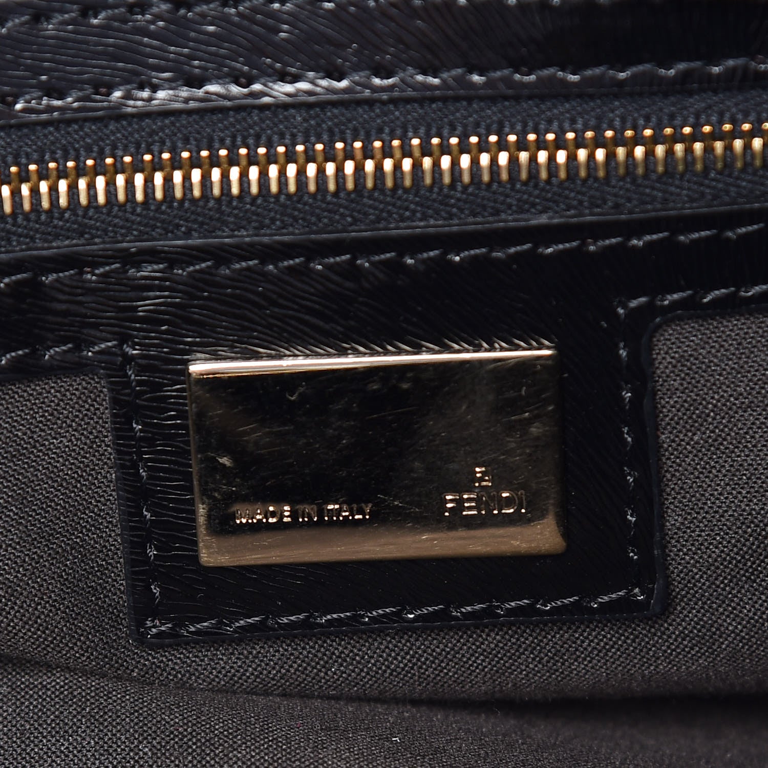 Fendi Zucca Large Chef Shopper Tote Black 6 of 13
