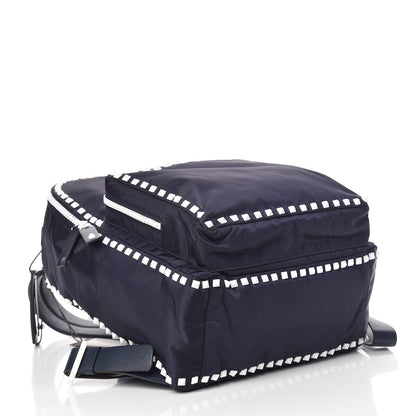Valentino Garavani Nylon Free Rockstud Backpack Marine 4 of 10