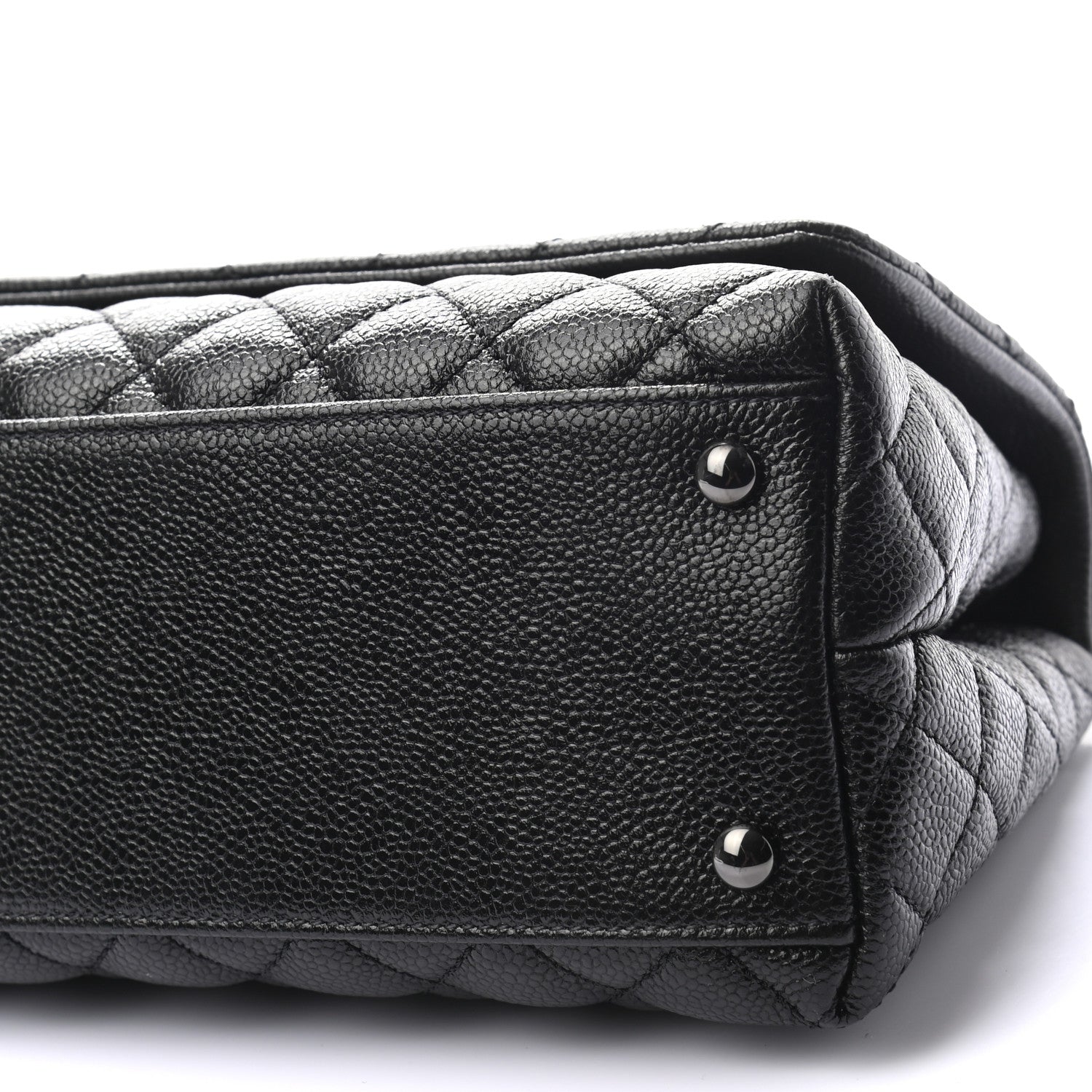 Chanel Caviar Quilted Small Coco Handle Flap So Black 9 of 9