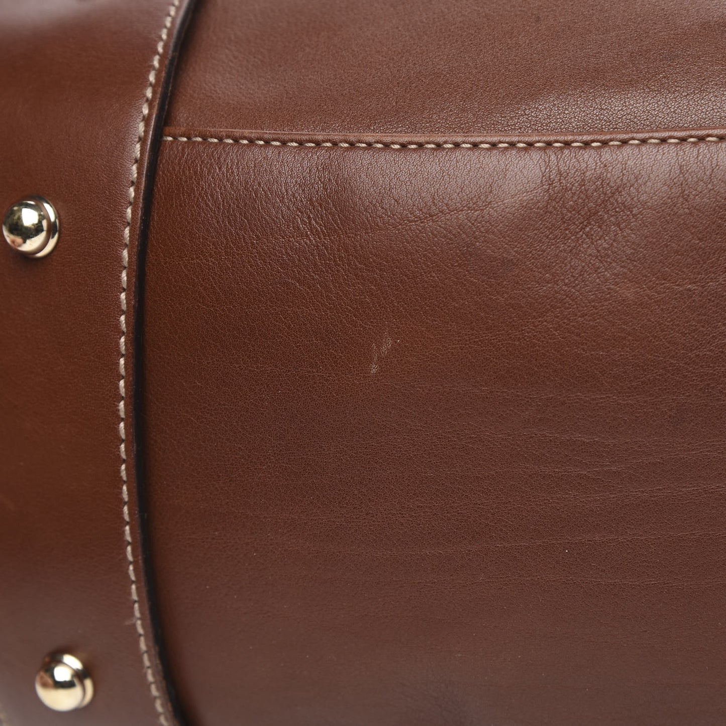Calfskin Pelham Shoulder Bag Brown