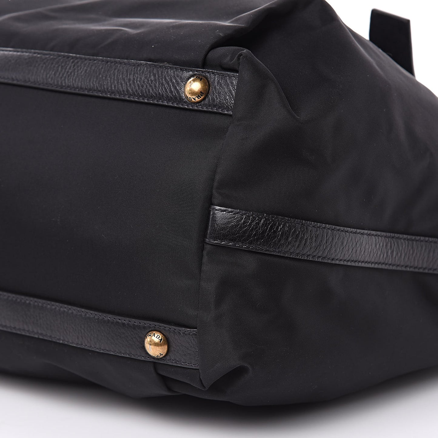 Tessuto Nylon Cervo Shoulder Bag Black
