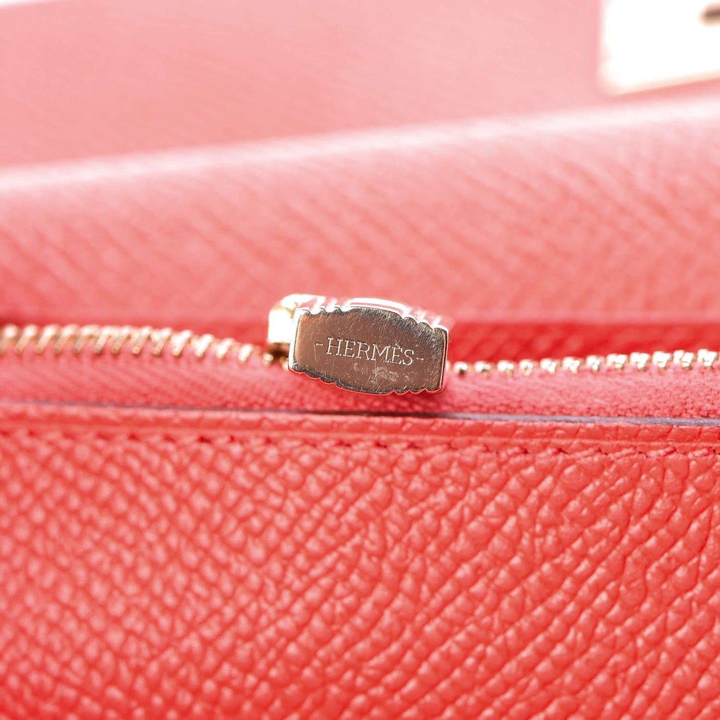 Epsom Kelly Longue Wallet Rose Jaipur