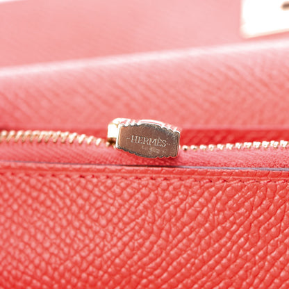 Hermes Epsom Kelly Longue Wallet Rose Jaipur 24 of 27
