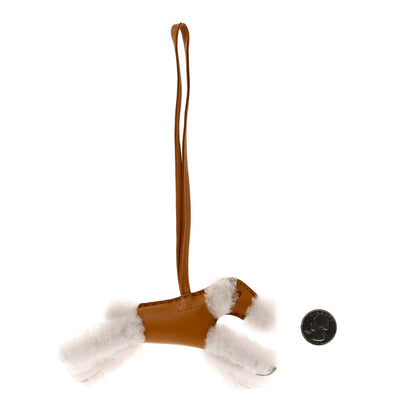 Hermes Milo Lambskin Shearling Budy Charm Biscuit 2 of 3