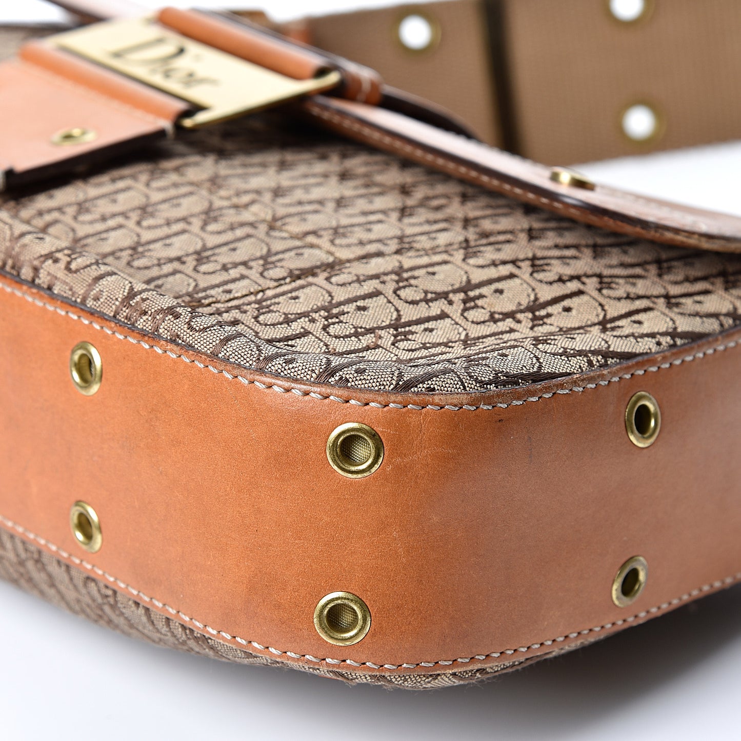 Monogram Street Chic Shoulder Bag Beige