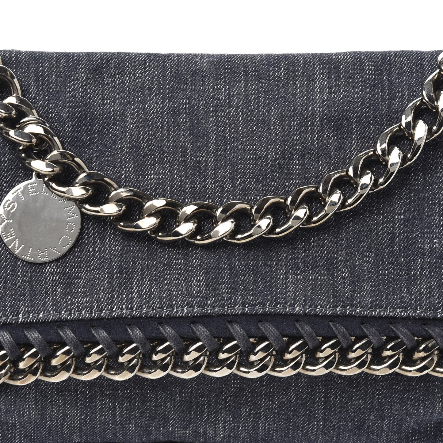 Denim Falabella Clutch Blue