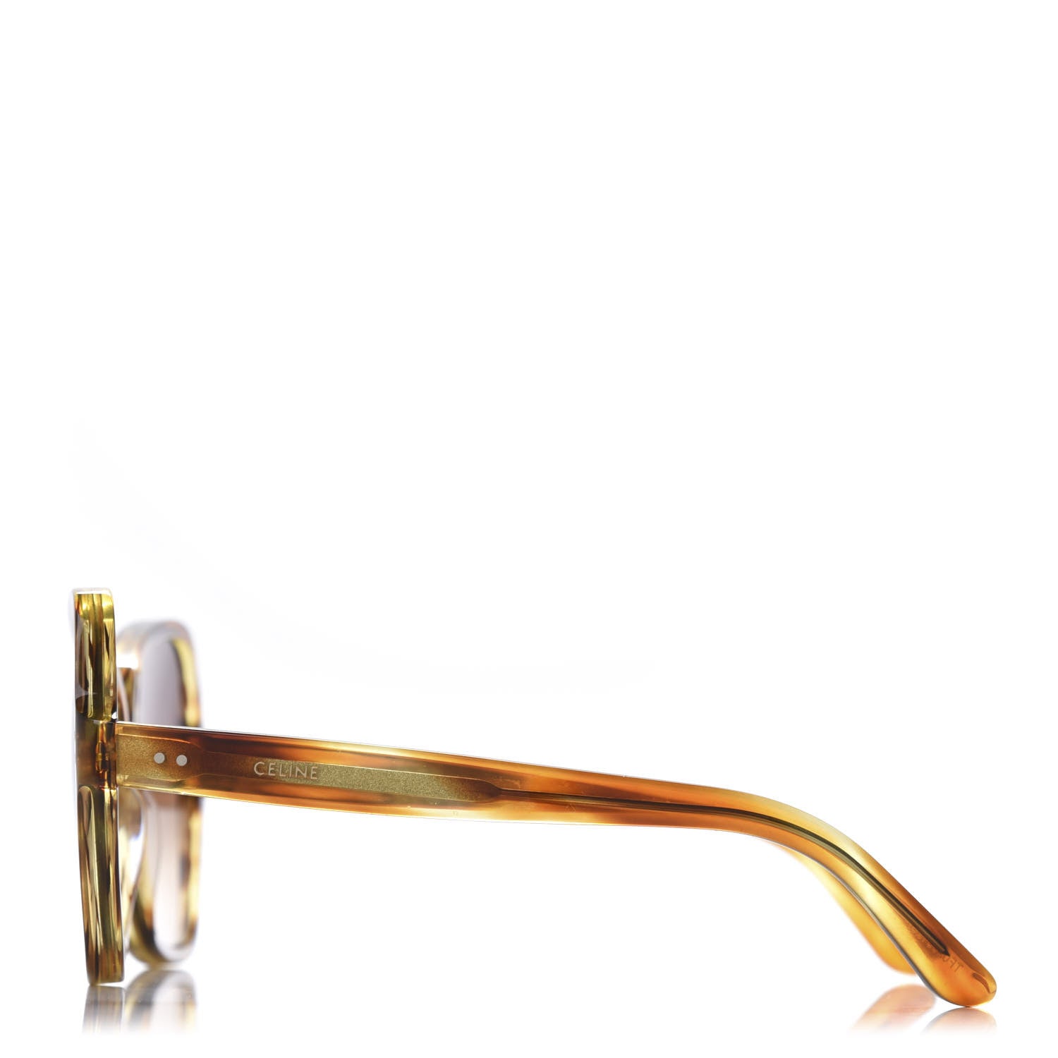Celine Acetate Butterfly Sunglasses CL400641 Tortoise 2 of 7