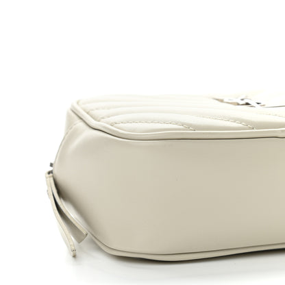 Saint Laurent Calfskin Matelasse Monogram Lou Belt Bag Crema Soft 9 of 10