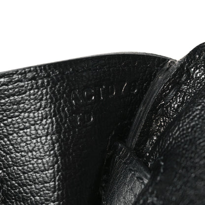 Hermes Togo Birkin 25 Black 6 of 9