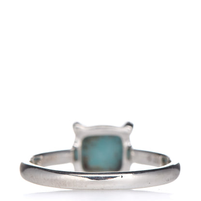 Tiffany Sterling Silver Amazonite Paloma's Sugar Stacks Ring 49 5 4 of 6