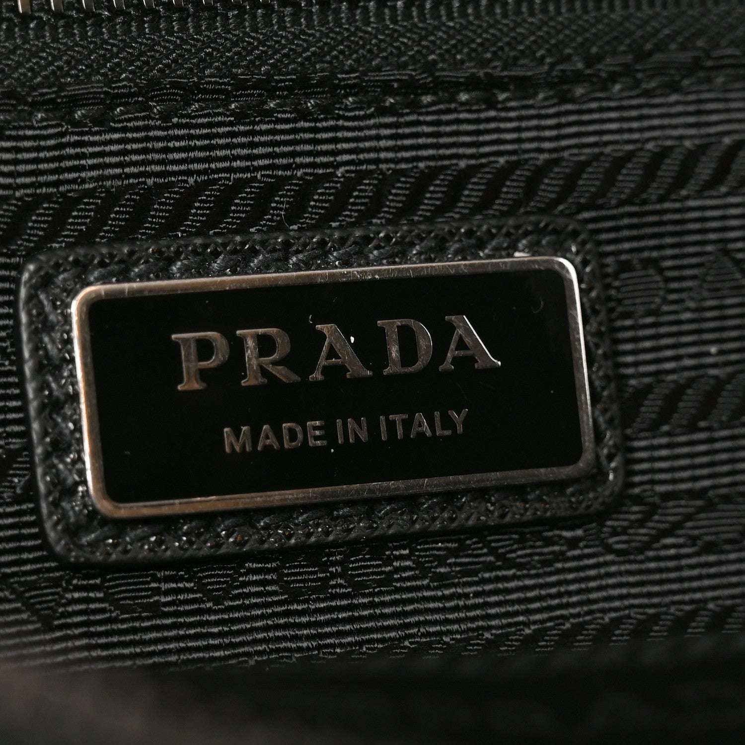 Prada Tessuto Re-Nylon Saffiano Belt Bag Black 5 of 8