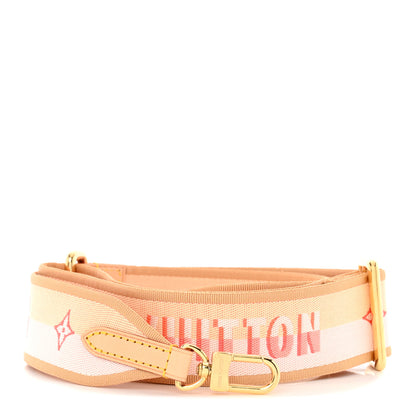 Louis Vuitton Jacquard Speedy Bandouliere 20 Shoulder Strap Pink Orange 1 of 3