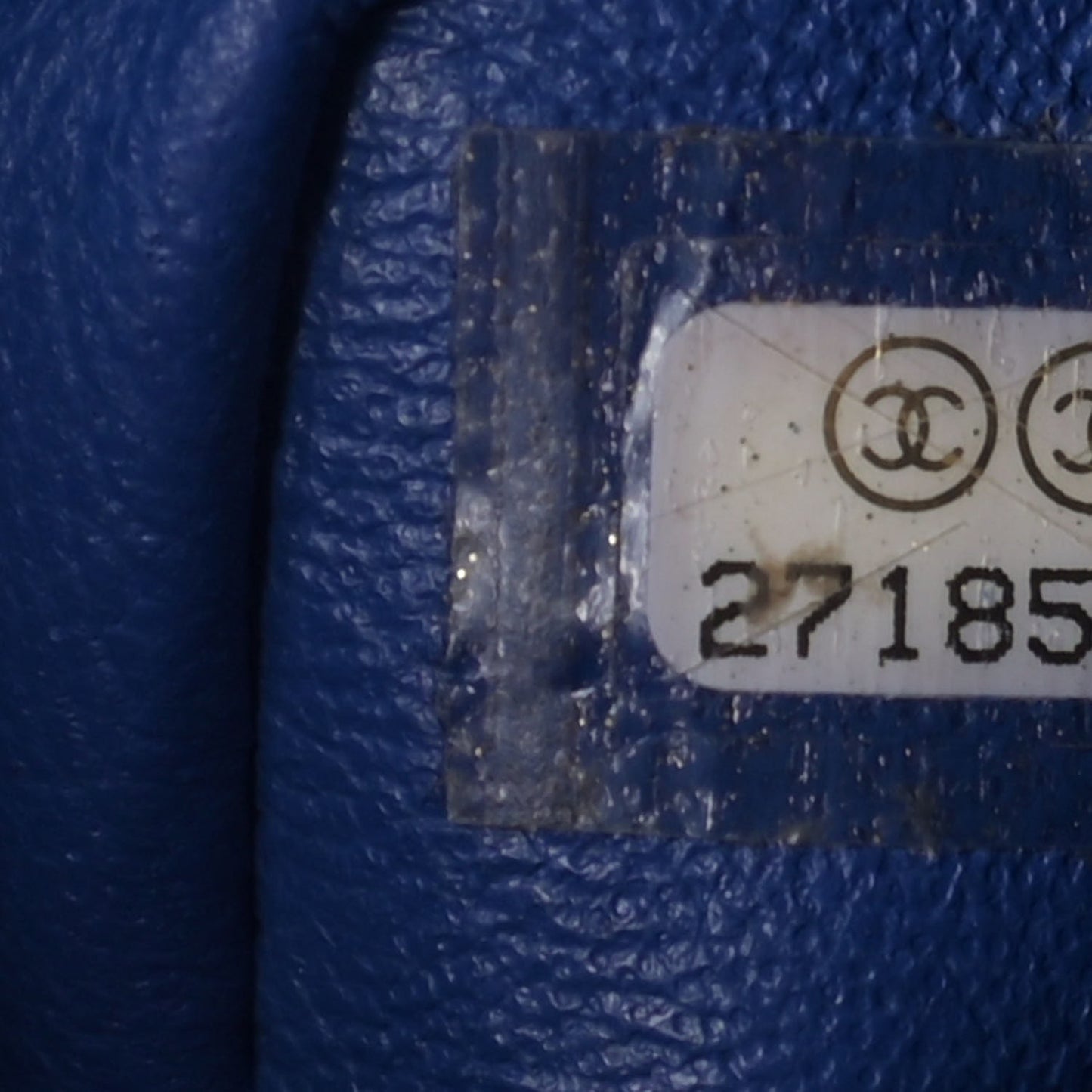 Lambskin Quilted Mini Rectangular Flap Blue