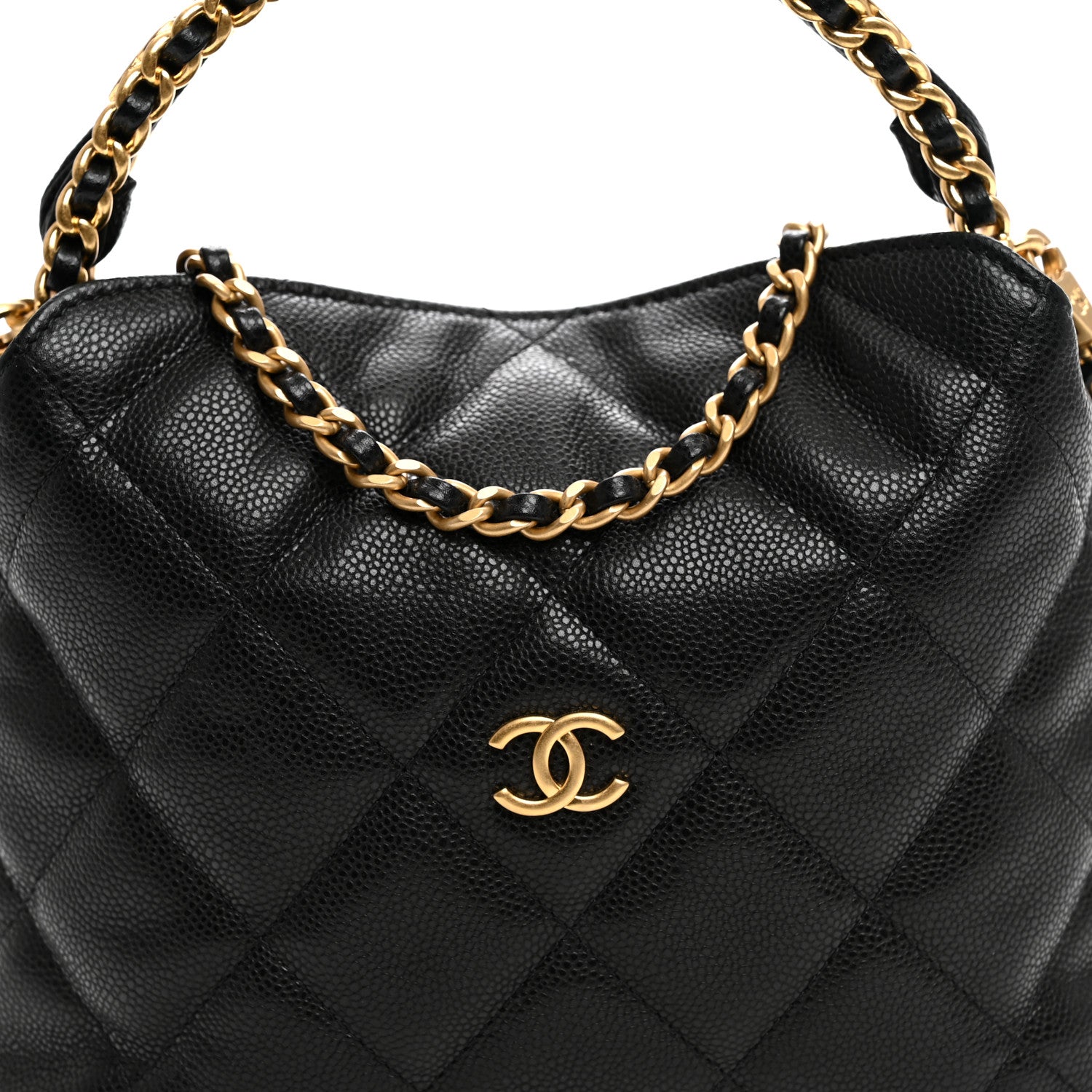 Chanel Caviar Quilted Chanel Way Clutch With Chain Black 8 of 10