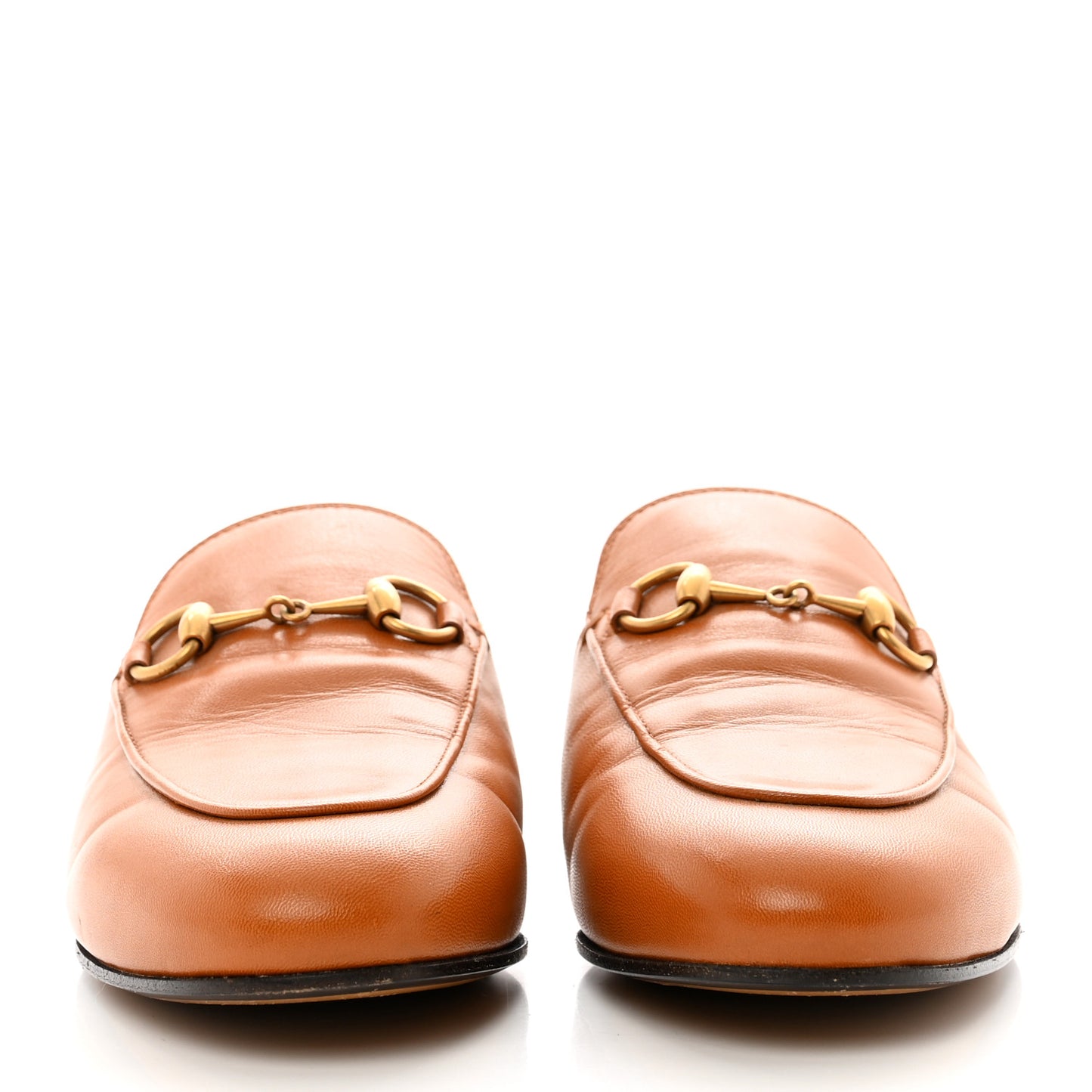 Malaga Kid Womens Princetown Slippers 36 Cognac