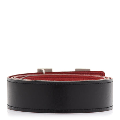 Hermes Box Togo 32mm H Belt 95 Black Rubis 2 of 8