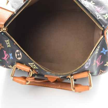 Louis Vuitton Monogram Multicolor Speedy 30 Black 5 of 20