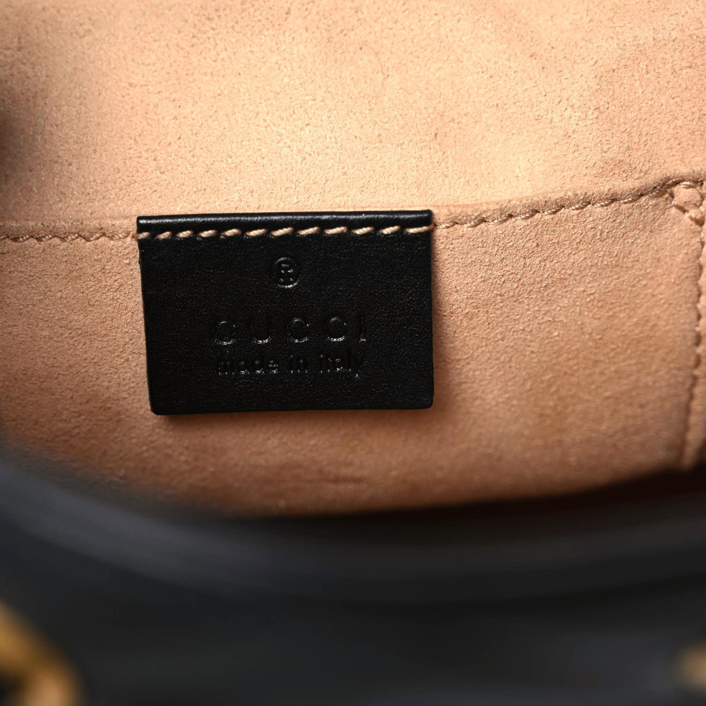 Calfskin Matelasse GG Marmont Flap Backpack Black