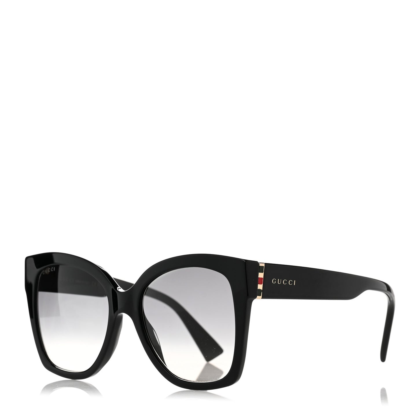 Acetate Square Frame Sunglasses GG0459S Black