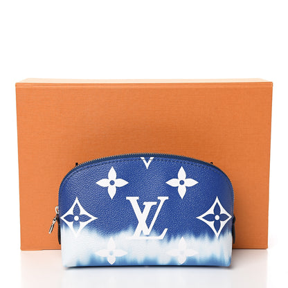 Louis Vuitton Monogram Giant Escale Cosmetic Pouch Blue 6 of 6